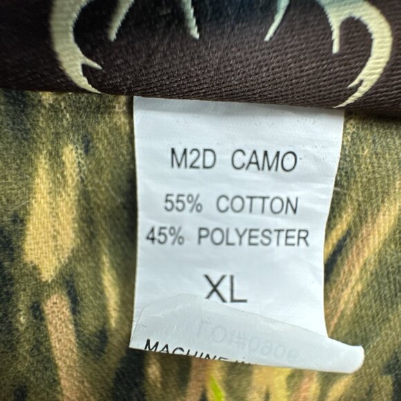 Made 2 Deceive Camo Shirt Mens Extra Large Button Down Hunting Outdoor Duck - Picture 9 of 16